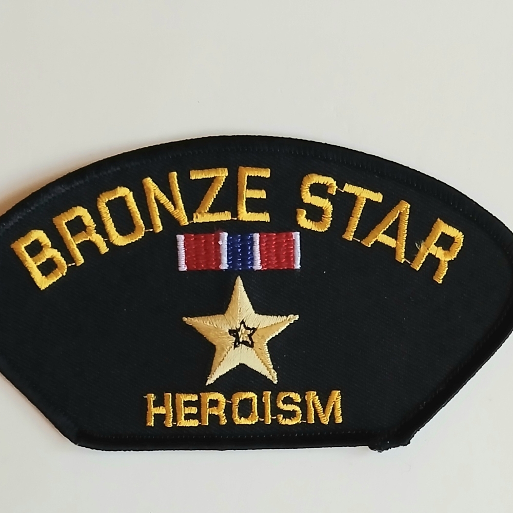Bronze Star Heroism Patch